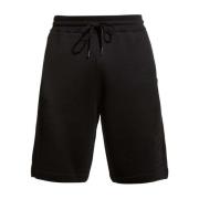 Zwarte Wollen Shorts Ss22 Burberry , Black , Heren