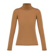 Wollen Turtleneck Max Mara , Brown , Dames