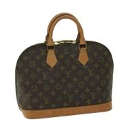 Pre-owned Canvas handbags Louis Vuitton Vintage , Brown , Dames