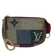 Pre-owned Denim pouches Louis Vuitton Vintage , Multicolor , Dames