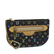 Pre-owned Canvas wallets Louis Vuitton Vintage , Black , Dames