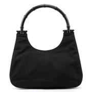 Pre-owned Leather handbags Gucci Vintage , Black , Dames