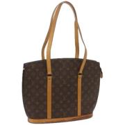 Pre-owned Canvas totes Louis Vuitton Vintage , Brown , Dames