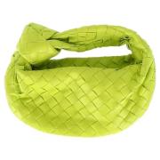 Pre-owned Leather clutches Bottega Veneta Vintage , Green , Dames