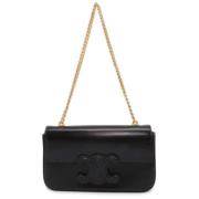 Pre-owned Leather celine-bags Celine Vintage , Black , Dames