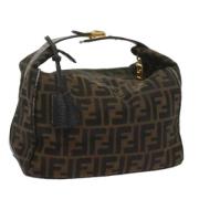 Pre-owned Canvas handbags Fendi Vintage , Brown , Dames