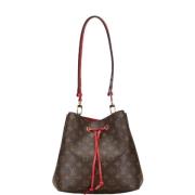 Pre-owned Canvas louis-vuitton-bags Louis Vuitton Vintage , Brown , Da...