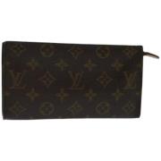 Pre-owned Canvas pouches Louis Vuitton Vintage , Brown , Dames