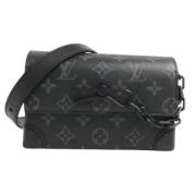 Pre-owned Canvas louis-vuitton-bags Louis Vuitton Vintage , Black , Da...