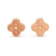 Pre-owned Rose Gold earrings Van Cleef & Arpels Pre-owned , Pink , Dam...