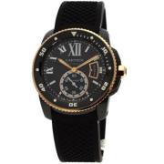 Pre-owned Stainless Steel watches Cartier Vintage , Black , Heren