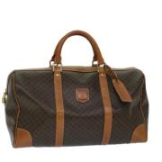 Pre-owned Leather travel-bags Celine Vintage , Brown , Dames