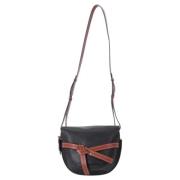 Pre-owned Leather shoulder-bags Loewe Pre-owned , Black , Dames