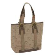 Pre-owned Canvas handbags Salvatore Ferragamo Pre-owned , Beige , Dame...