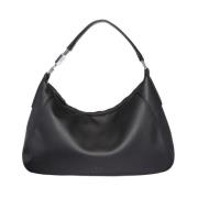 Zwarte Handtas Audrey Hobo Rits Sluiting Armani Exchange , Black , Dam...