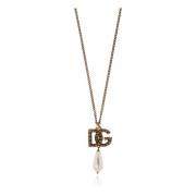 Ketting met logo-vormige hanger Dolce & Gabbana , Yellow , Dames