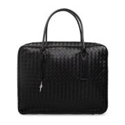 Handbagage Bottega Veneta , Black , Heren