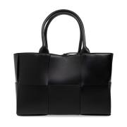 Arco Kleine Shopper Tas Bottega Veneta , Black , Dames