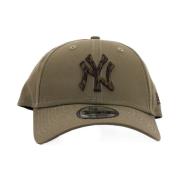 NY Yankees Zwarte Baseballpet New Era , Green , Heren