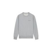 Scribble Face Crewneck Gadget Olaf Hussein , Gray , Heren