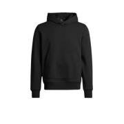 Comfortabele Katoenen Fleece Hoodie met Zakken Parajumpers , Black , H...