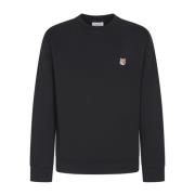 Fox Head Patch Sweater Zwart Maison Kitsuné , Black , Heren