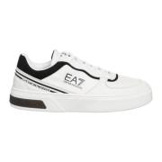 Multicolor Vetersluiting Sneakers Emporio Armani EA7 , White , Heren