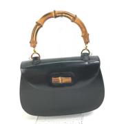 Pre-owned Leather gucci-bags Gucci Vintage , Black , Dames