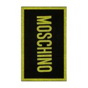 Heren Strandhanddoek, Katoen, Stijlvol Model Moschino , Black , Heren