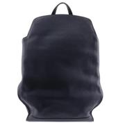 Pre-owned Leather backpacks Hermès Vintage , Blue , Heren