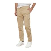 Heren Chino Broek Aeronautica Militare , Beige , Heren