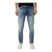 Slim-fit Denim Broek Hugo Boss , Blue , Heren