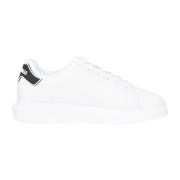 Witte Sneakers met Logo Hiel Just Cavalli , White , Heren