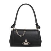 Schoudertas met logo Vivienne Westwood , Black , Dames