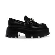 Casual Derby Schoen met Lint en Ketting Steve Madden , Black , Dames