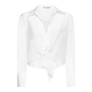 Beige Shirt voor Vrouwen Alice + Olivia , White , Dames