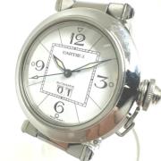 Pre-owned Stainless Steel watches Cartier Vintage , White , Heren