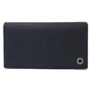 Pre-owned Leather wallets Bvlgari Vintage , Blue , Dames