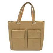 Pre-owned Fabric louis-vuitton-bags Louis Vuitton Vintage , Beige , Da...