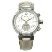 Pre-owned Stainless Steel watches Louis Vuitton Vintage , White , Dame...