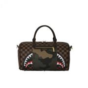 Camo Accent Mini Duffle Tas Sprayground , Brown , Unisex