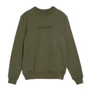 Crewneck Logo Sweatshirt Liu Jo , Green , Heren