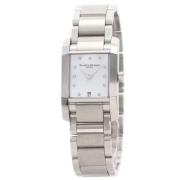 Pre-owned Stainless Steel watches Baume & Mercier Pre-owned , White , ...