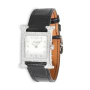 Pre-owned Stainless Steel watches Hermès Vintage , Gray , Dames