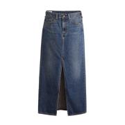 Enkellange Rok Levi's , Blue , Dames