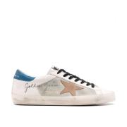 Lizard Printed Leather Sneakers Golden Goose , Multicolor , Heren