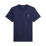 Blauw Poloshirt met Geborduurd Logo Ralph Lauren , Blue , Heren