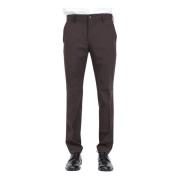 Elegante Bruine Slim Fit Broek Selected Homme , Brown , Heren