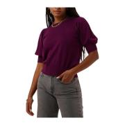 Gebreide Tee voor vrouwen Minus , Purple , Dames