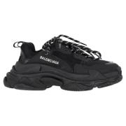 Pre-owned Polyester sneakers Balenciaga Vintage , Black , Dames